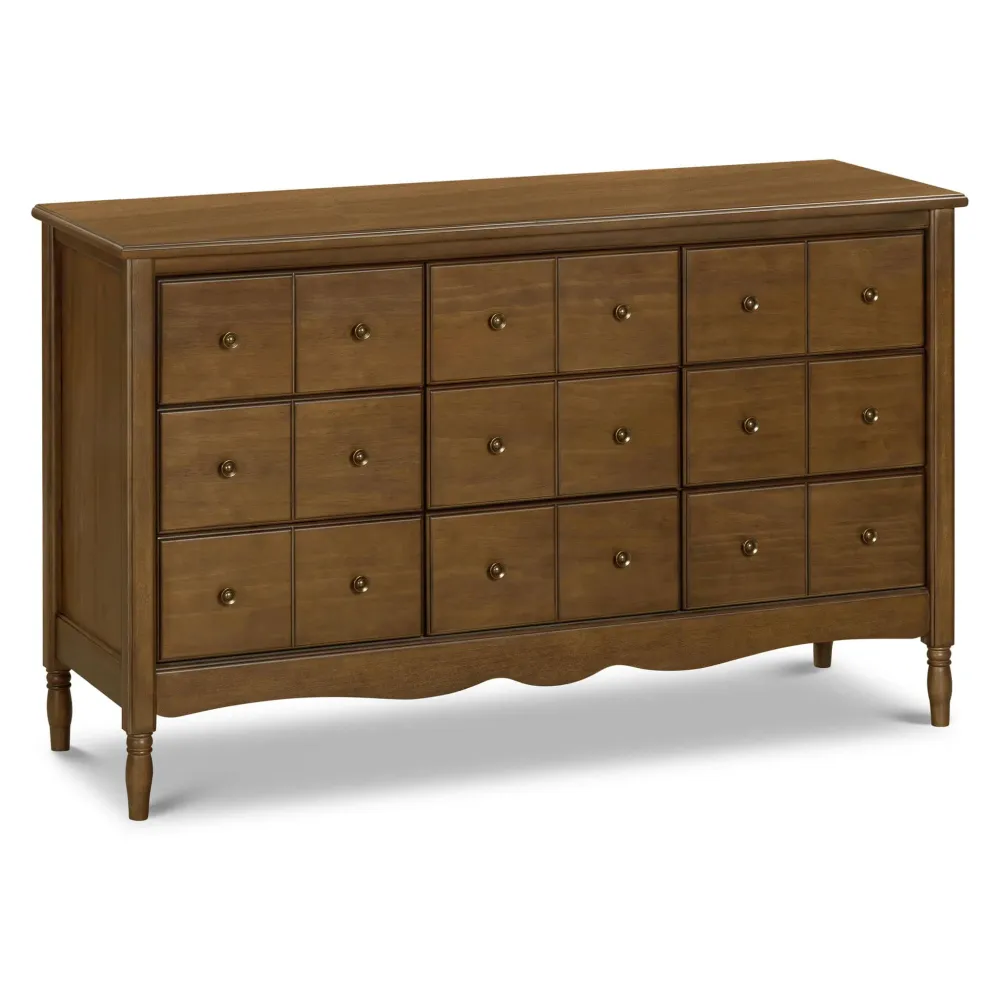 Bureau 9 Tiroirs Liberty - Noyer