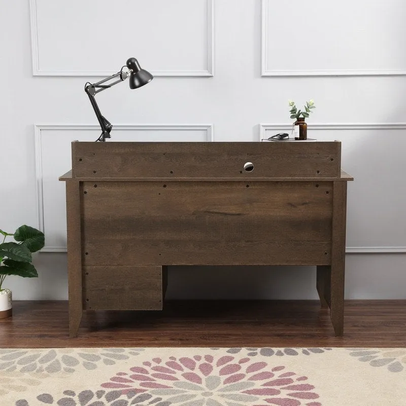 Bureau de travail à domicile Lokatse Home de 53 po de large avec huche
