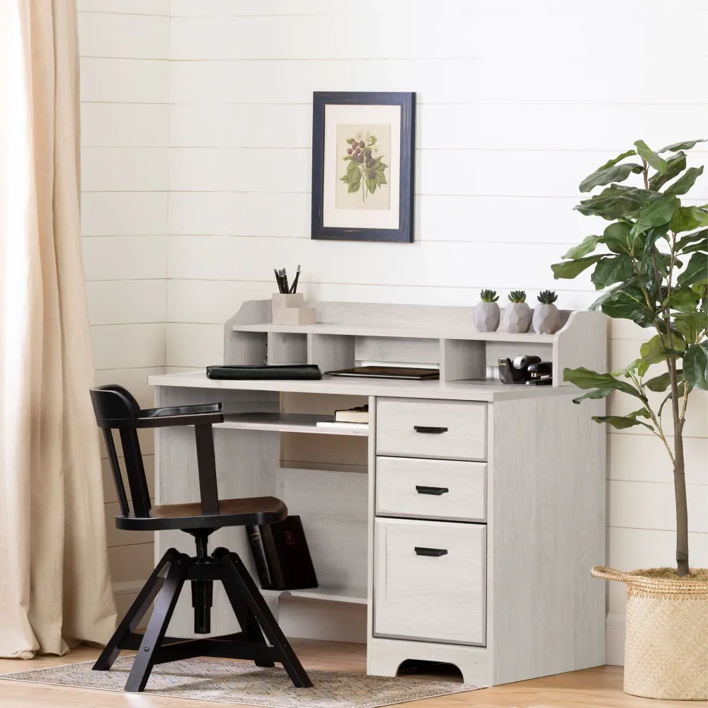 Bureau de Travail Versa - Chêne Hivernal