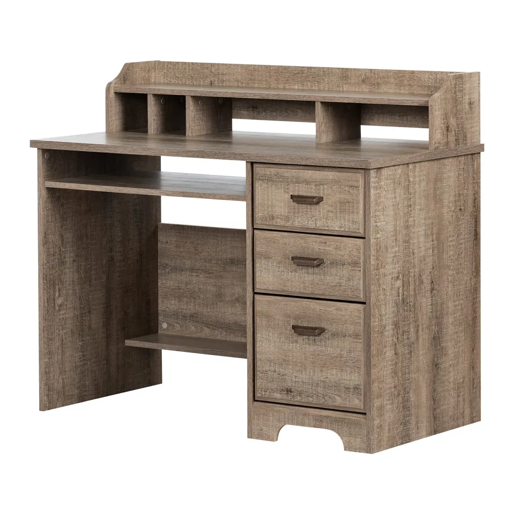 Bureau de Travail Versa - Chêne Vieilli