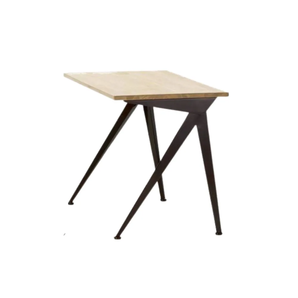 Bureau VITRA Compas Direction Jean Prouvé en bois massif