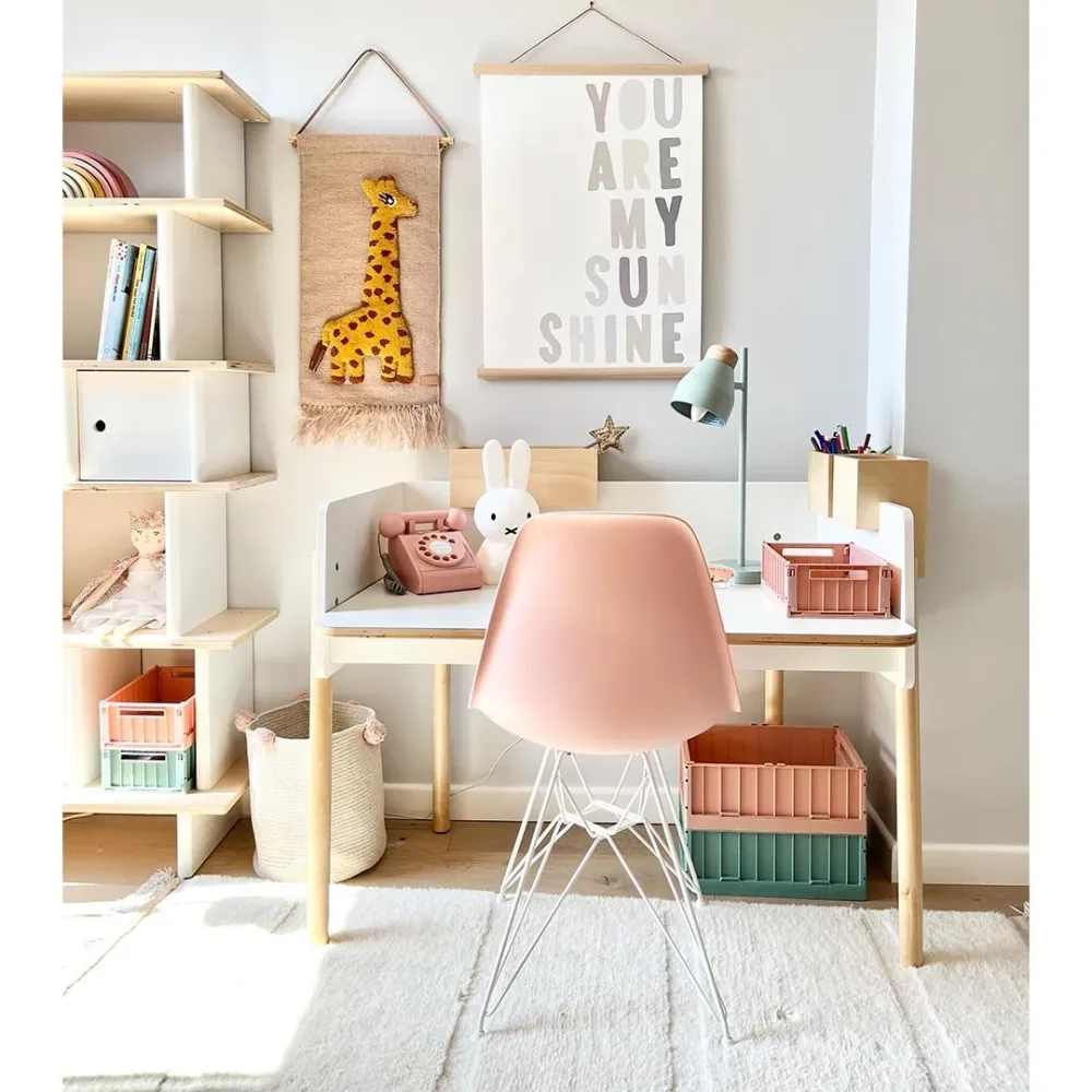 Bureau Évolutif Brooklyn - Blanc / Bouleau