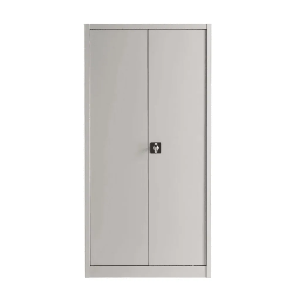 Armoire de bureau métallique à 2 portes « Arb » avec étagères réglables, 100 x 45 cm, hauteur 200 cm Capaldo