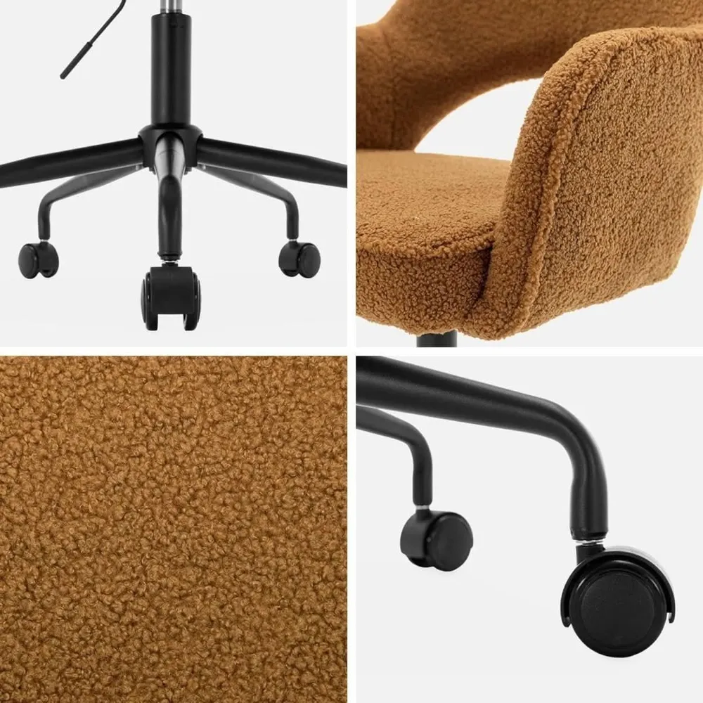 Chaise Bureau Bouclettes | Confort Céleste