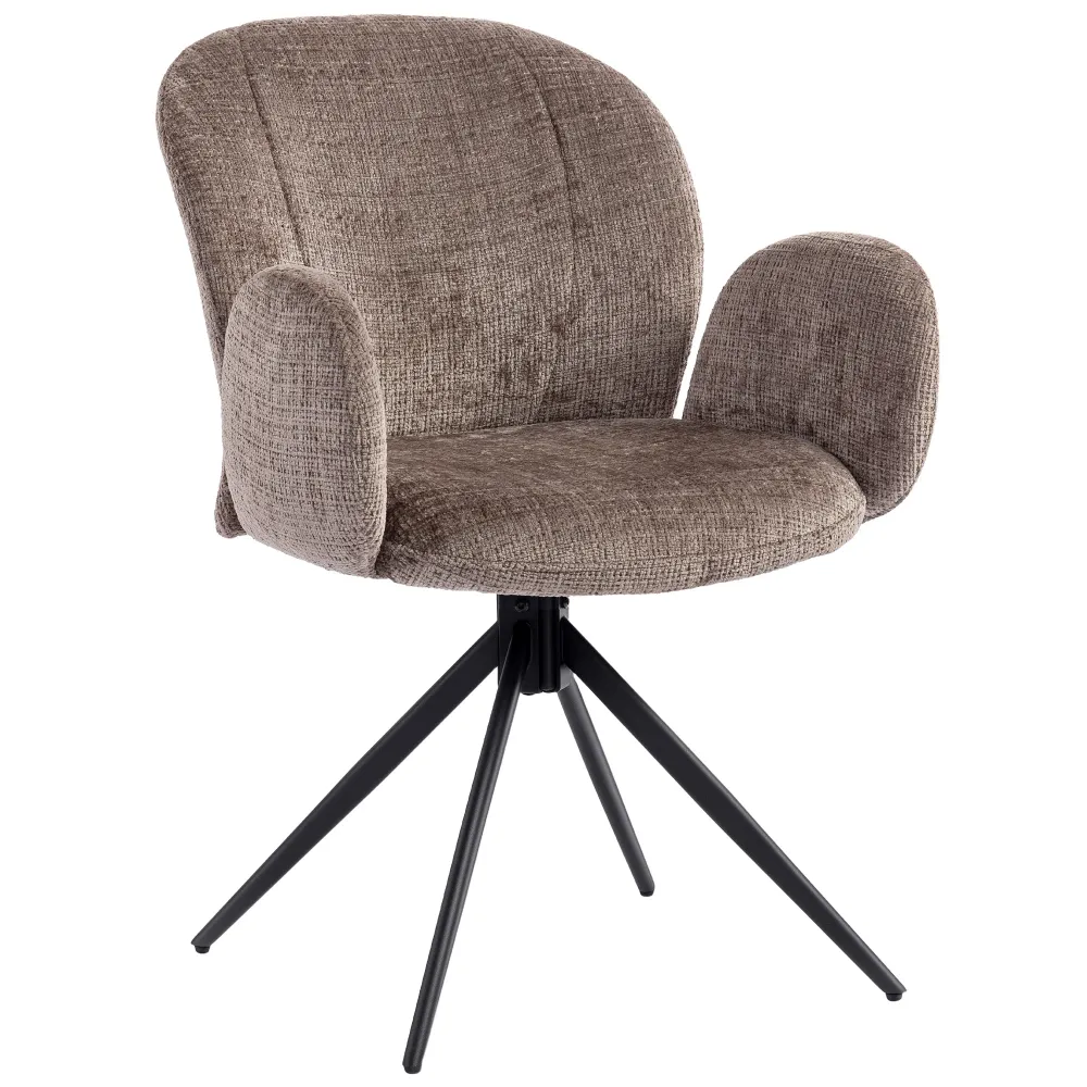 Chaise bureau ergonomique, fauteuil de bureau avec siège pivotant à retour automatique, dossier et accoudoirs rembourrés,...
