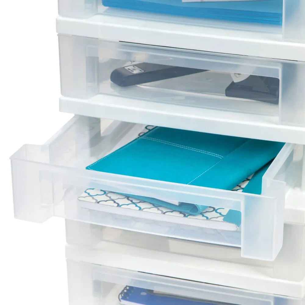 Chariot de rangement avec plateau organisateur – 10 tiroirs