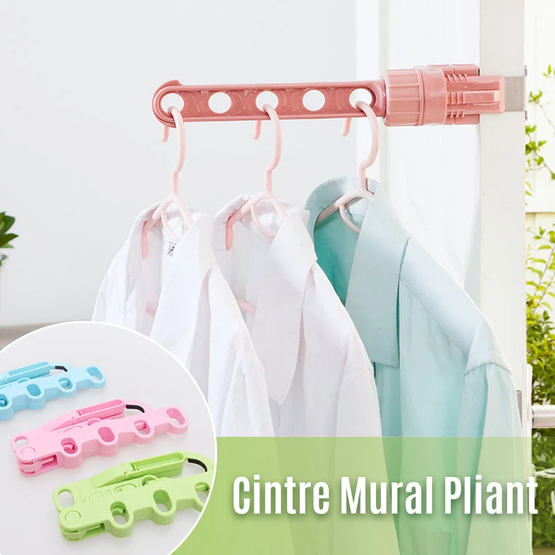 Cintre Mural Pliant Rose ciaovie
