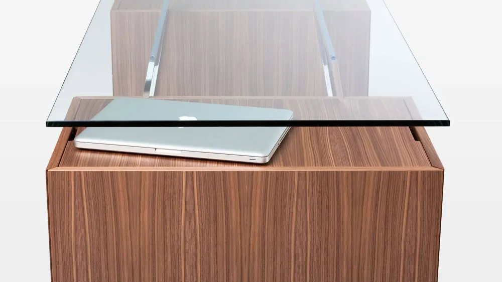 Homework Desk 2 avec tiroirs doubles Classic Design Italia