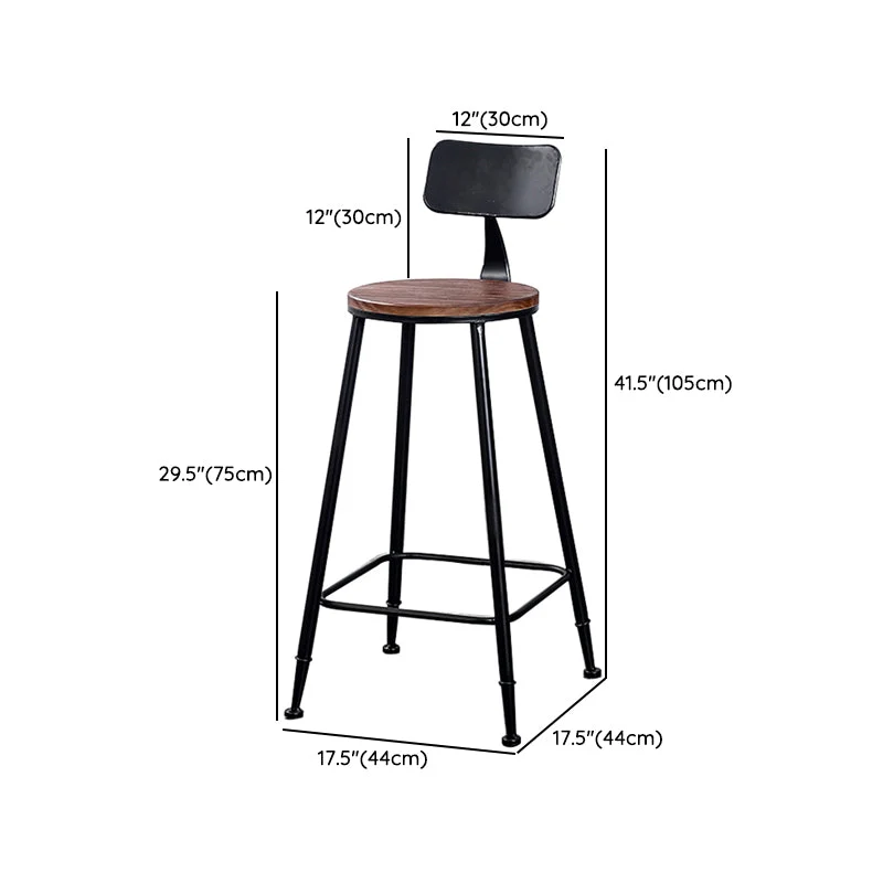 1/4/6/11 pièces tabouret de bar et ensemble de table ensemble de table de bar en bois massif Clearhalo