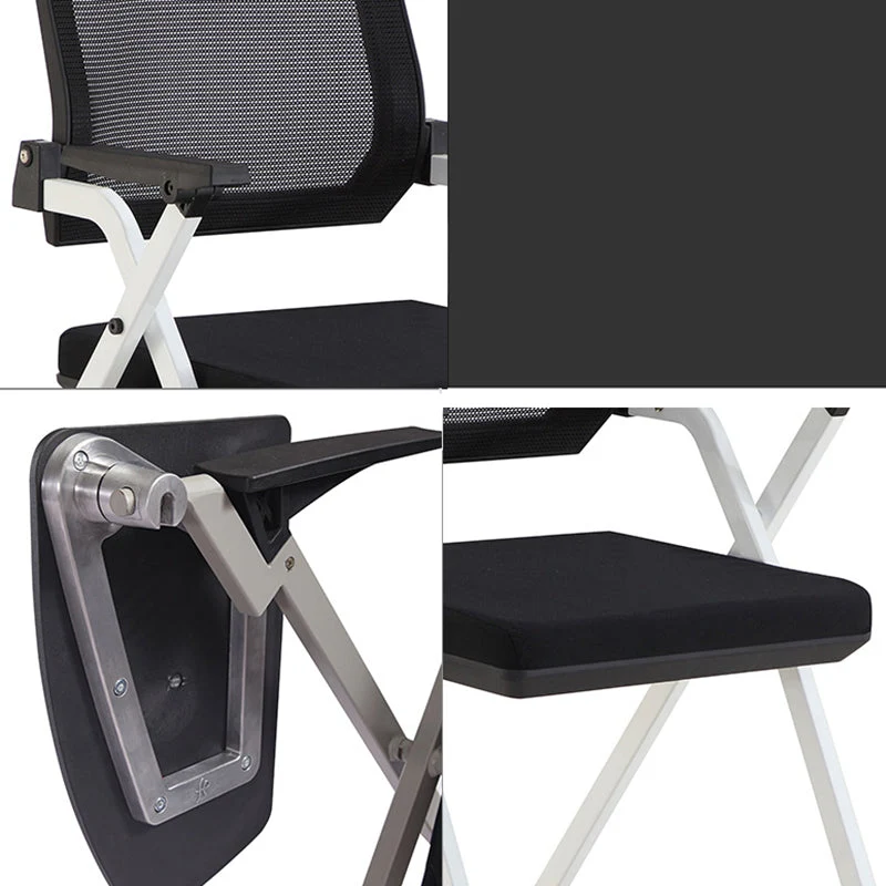 Accoudoirs contemporains inclus Chaise de bureau Chaise de conférence à dossier en maille Clearhalo