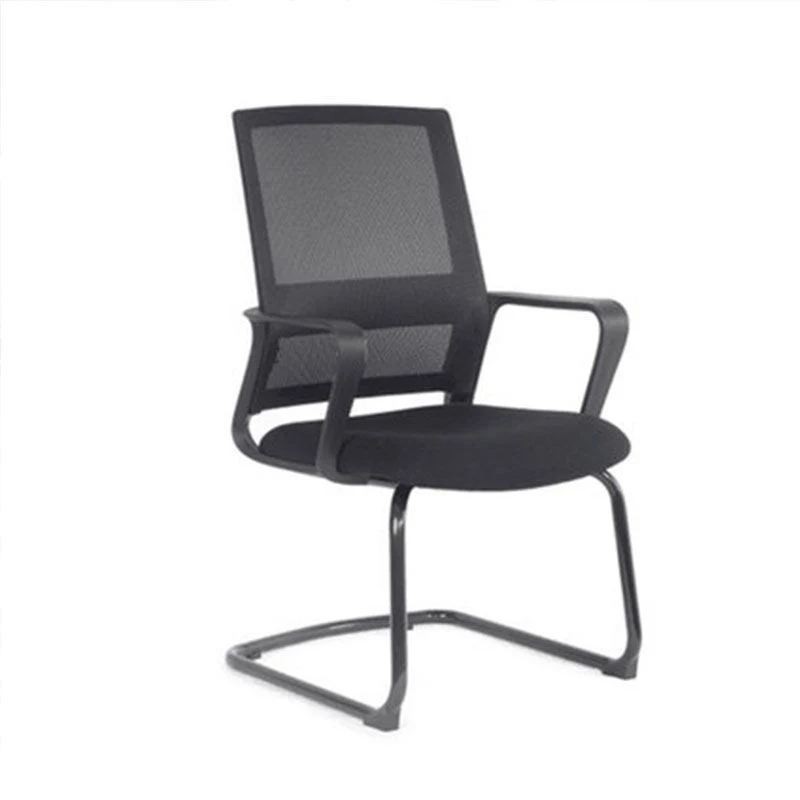 Accoudoirs inclus Chaise de bureau à cadre noir Aucune chaise à dossier moyen pénible Clearhalo