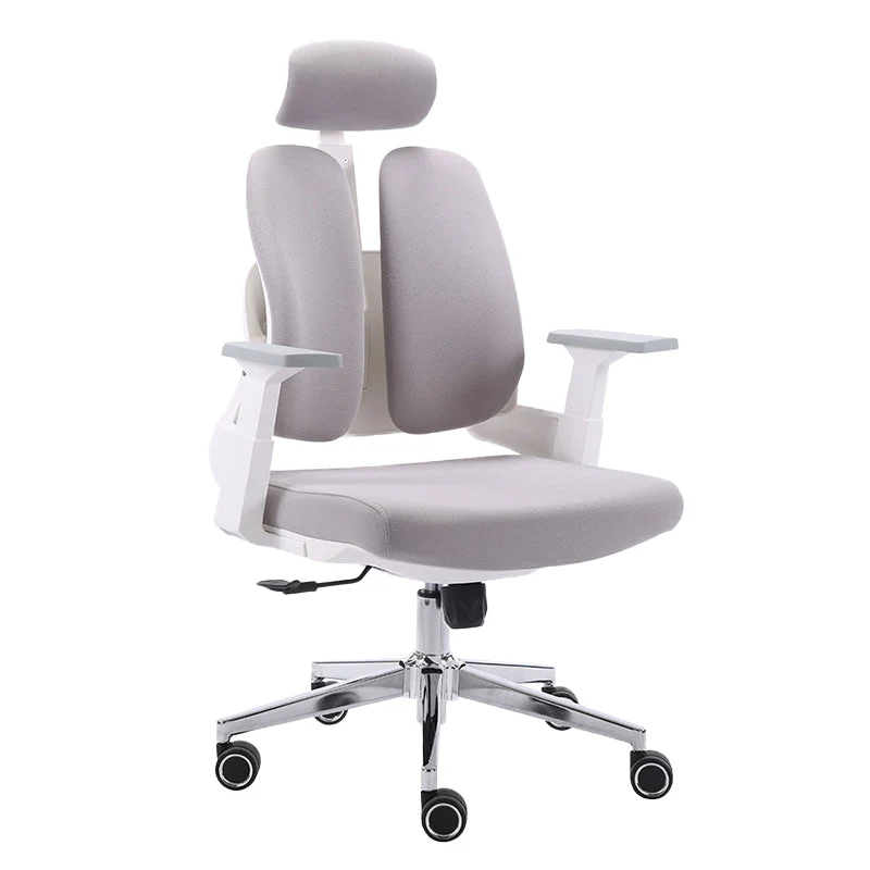 Accoudoirs inclus Chaise de bureau Chaise pivotante moderne à hauteur de siège réglable avec roulettes Clearhalo