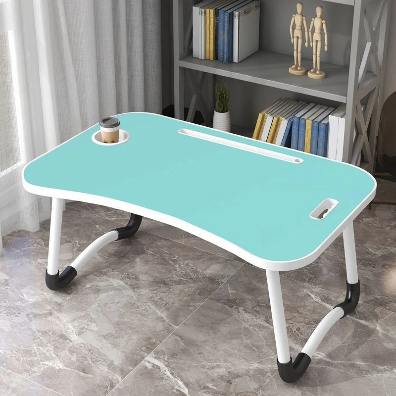 Accueil Table d'ordinateur portable de 15,75 pouces de large, bureau d'écriture flottant à base de traîneau Clearhalo