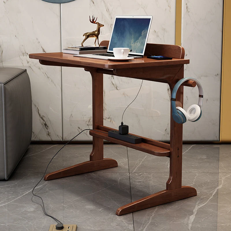 Accueil/Bureau Bureau Bureau contemporain en bois d'hévé massif Clearhalo