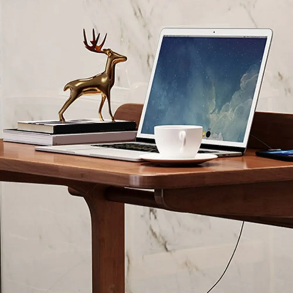 Accueil/Bureau Bureau Bureau contemporain en bois d'hévé massif Clearhalo
