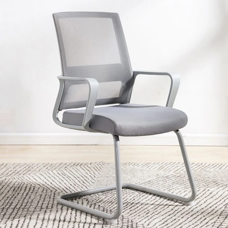 AirGrid respirable de chaise de bureau de bras fixes modernes aucune chaise de roues Clearhalo
