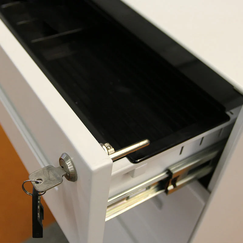 Armoire en acier traditionnelle avec tiroirs verrouillables, classeur pour bureau Clearhalo