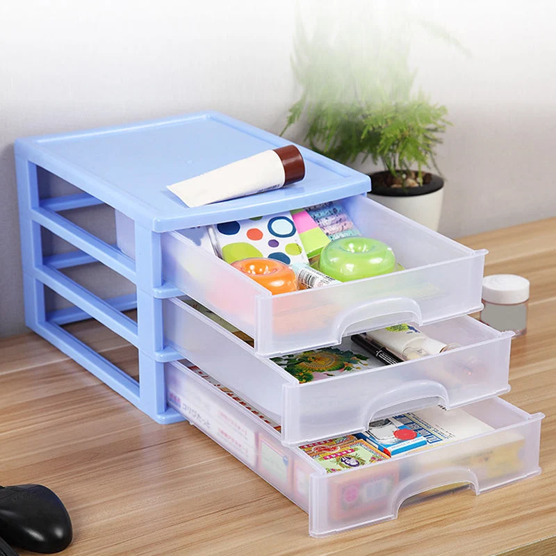 Armoire de classement à tiroirs en plastique Coastal Cabinet pour la maison et le bureau Clearhalo