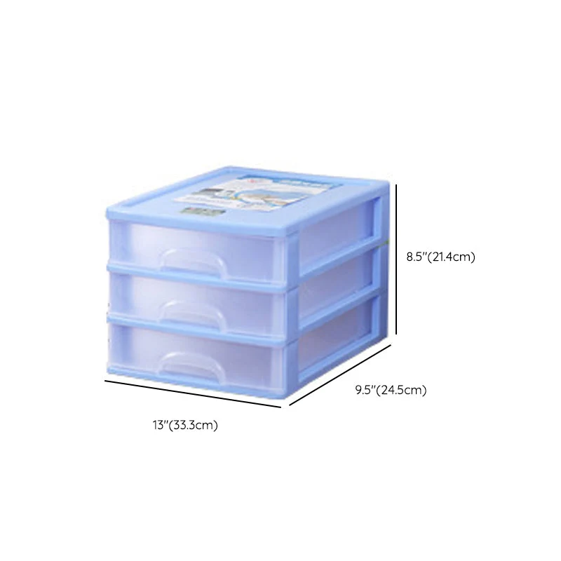 Armoire de classement à tiroirs en plastique Coastal Cabinet pour la maison et le bureau Clearhalo