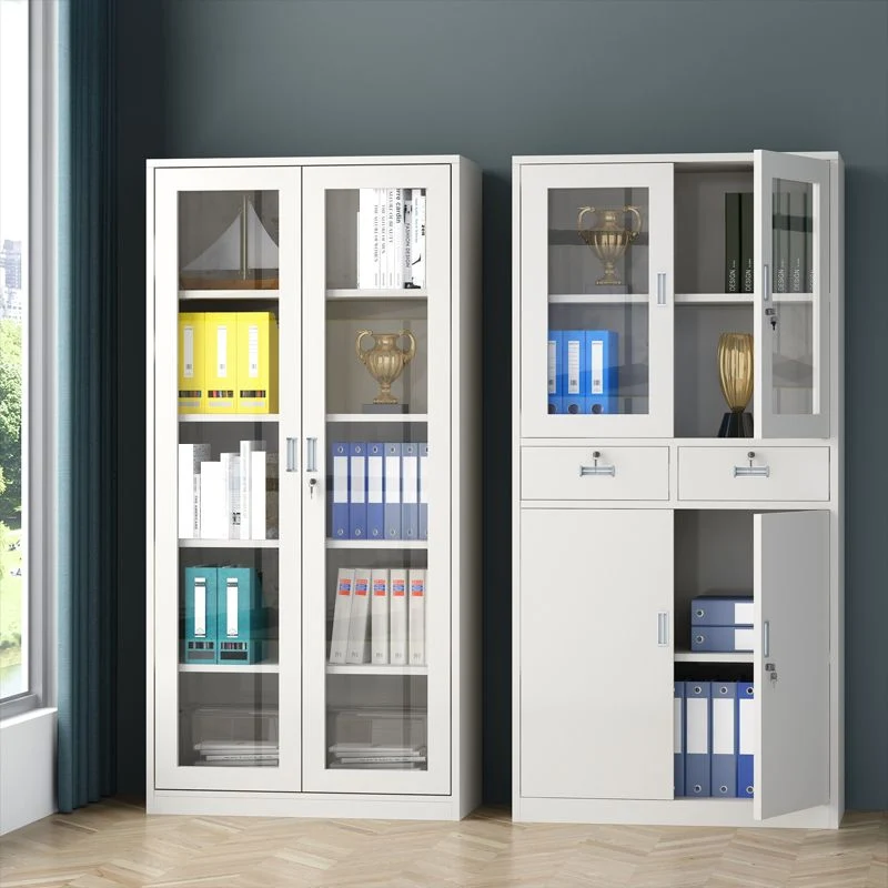 Armoire contemporaine avec serrure en acier et classeur de rangement pour bureau Clearhalo