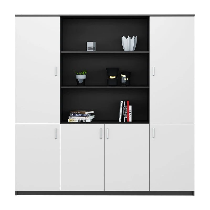 Armoire industrielle en bois, étagères de rangement réglables, classeur Clearhalo