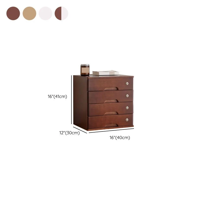 Armoire industrielle à tiroirs verrouillables en bois massif, classeur Clearhalo