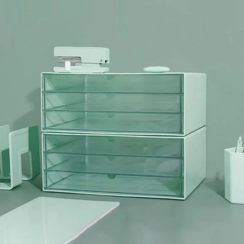 Armoire moderne en acrylique avec classeur à 3 tiroirs pour la maison ou le bureau Clearhalo