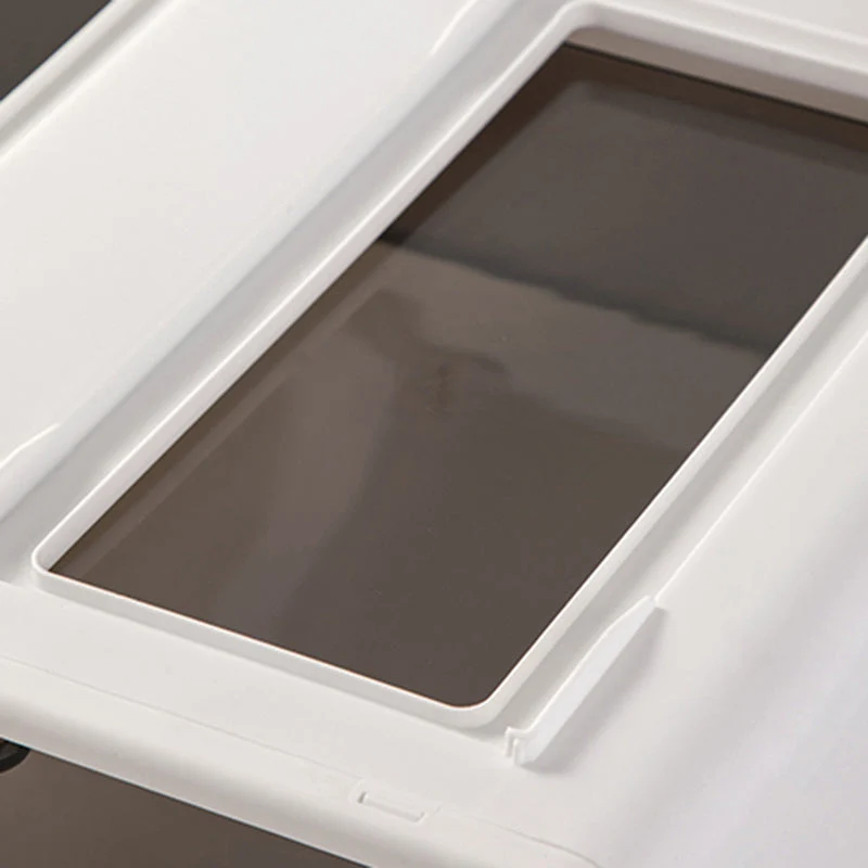 Armoire moderne en acrylique avec tiroirs, classeur pour le bureau à domicile Clearhalo
