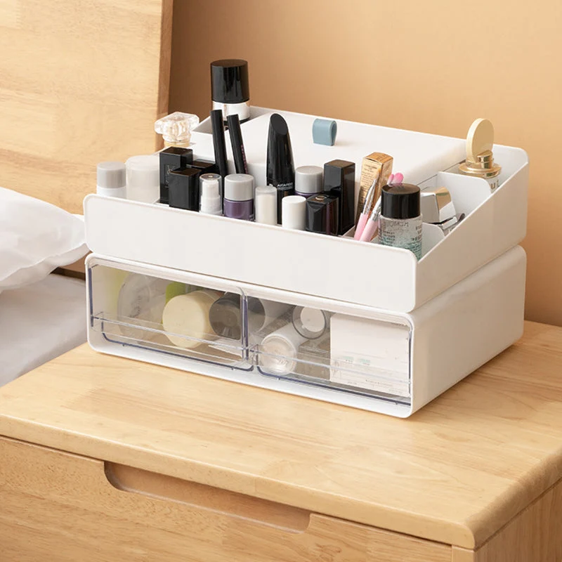 Armoire moderne en acrylique avec tiroirs, classeur pour la maison ou le bureau Clearhalo