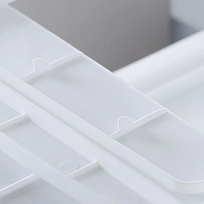 Armoire moderne en plastique avec tiroirs, classeur pour le bureau à domicile Clearhalo