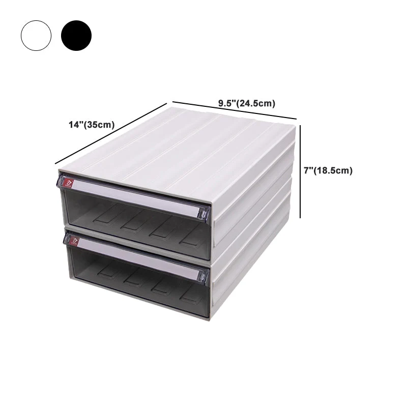 Armoire en plastique moderne avec tiroirs, classeur pour la maison ou le bureau Clearhalo