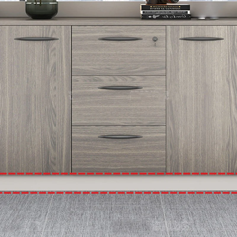 Armoire de rangement à cadre en bois et en acier, armoire moderne médiévale Clearhalo