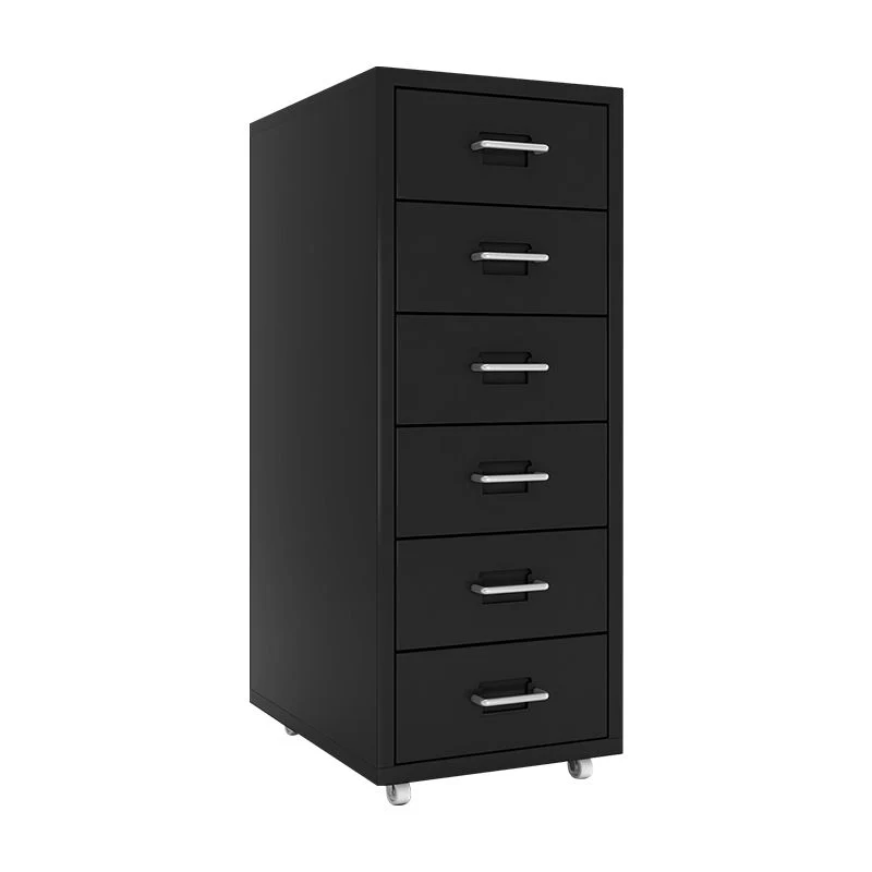Armoire traditionnelle en acier avec tiroirs et classeur vertical sur piédestal Clearhalo