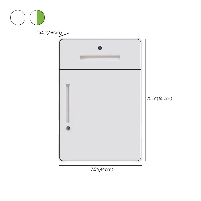 Armoire traditionnelle en acier avec tiroirs verrouillables, classeur pour bureau Clearhalo