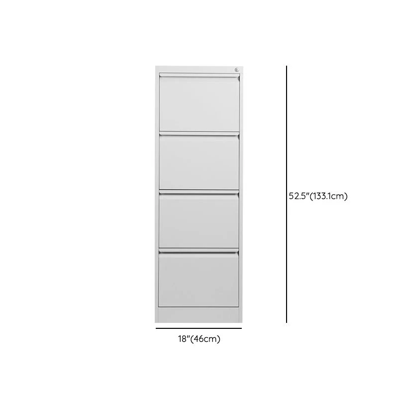Armoire traditionnelle en métal avec tiroirs, classeur vertical ignifuge Clearhalo