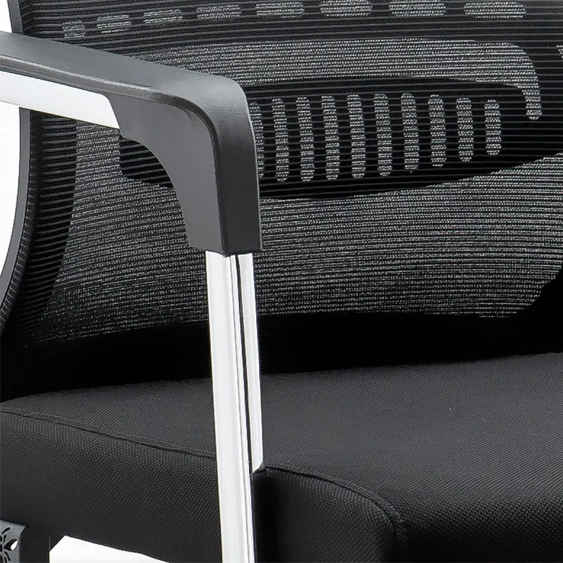 Aucune chaise de bureau moderne de roues aucune chaise de bureau ergonomique pénible Clearhalo