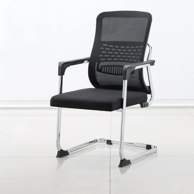 Aucune chaise de bureau moderne de roues aucune chaise de bureau ergonomique pénible Clearhalo
