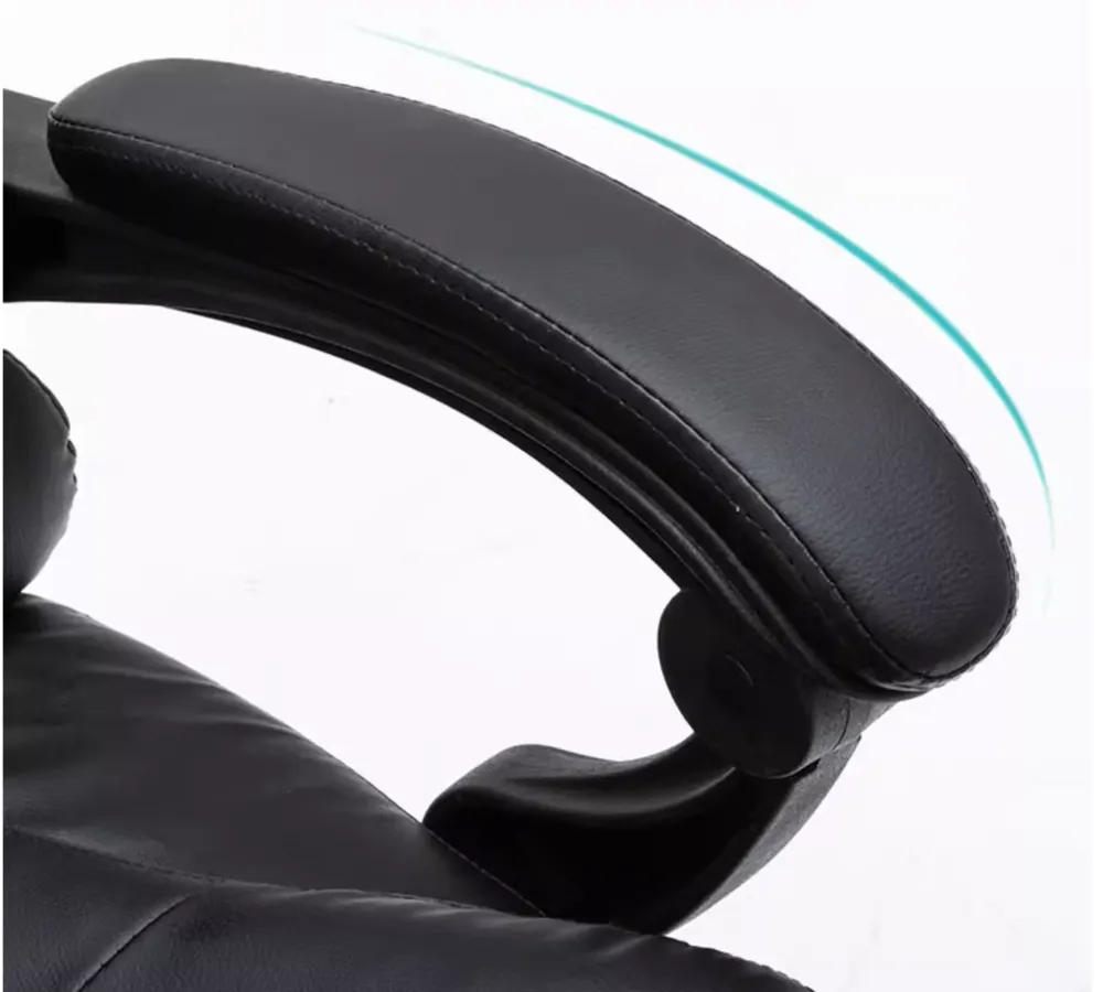 Aucune chaise de bureau de roues moderne aucune chaise ergonomique pénible Clearhalo