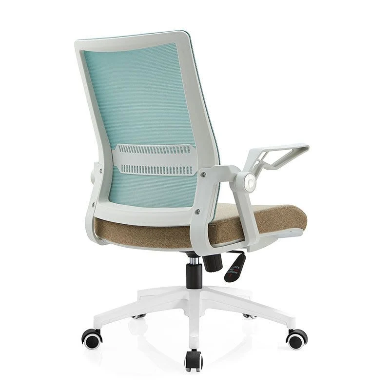 Aucune chaise pénible chaise de bureau à domicile contemporaine à dossier moyen Clearhalo
