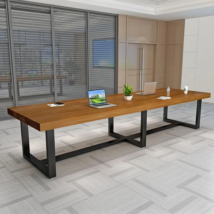 Base de traîneau de bureau moderne en bois massif, bureau d'écriture de 29,53 po de hauteur Clearhalo