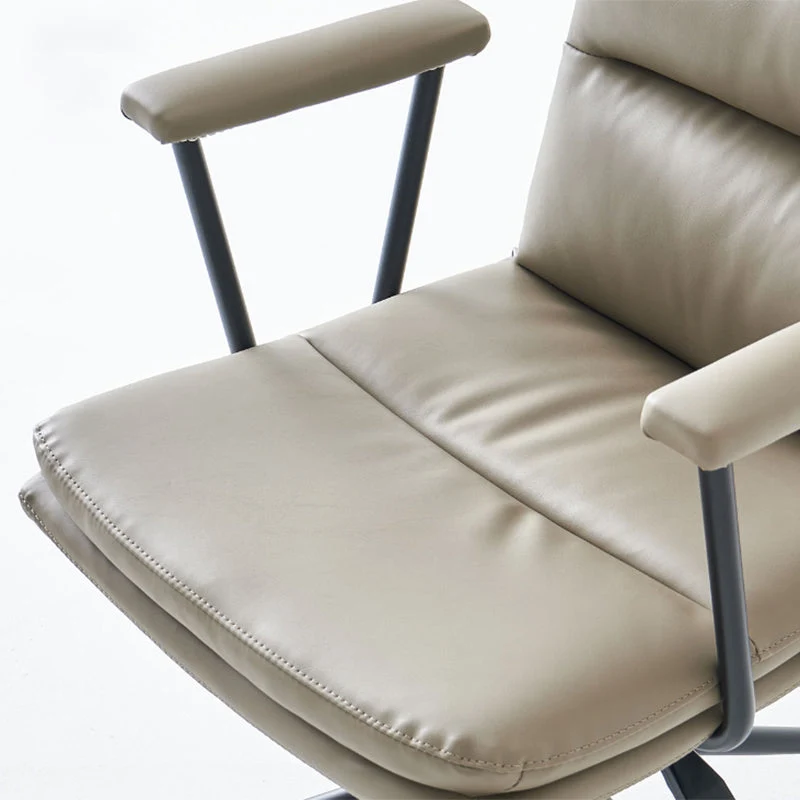 Bras contemporains inclus chaise de travail chaise de bureau en cuir pour bureau Clearhalo