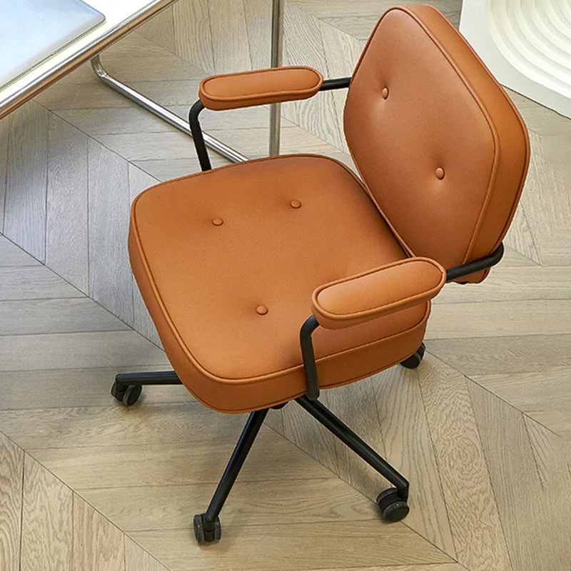 Bras contemporains inclus chaise de travail chaise de bureau à hauteur de siège réglable pour bureau Clearhalo