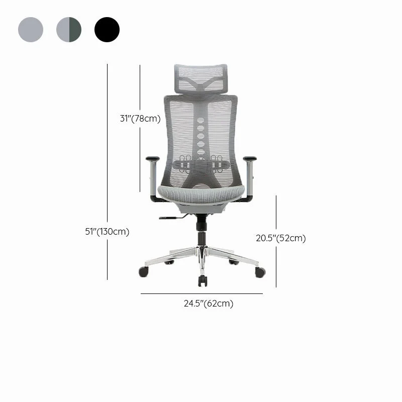 Bras démontables modernes de chaise de bureau aucune chaise pénible de mécanisme d'inclinaison Clearhalo