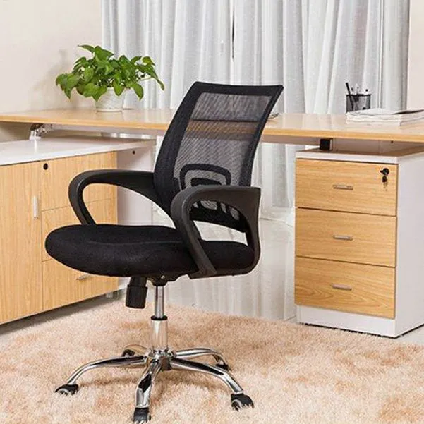 Bras inclus Chaise de bureau en maille Chaise de bureau à dossier respirant AirGrid Clearhalo