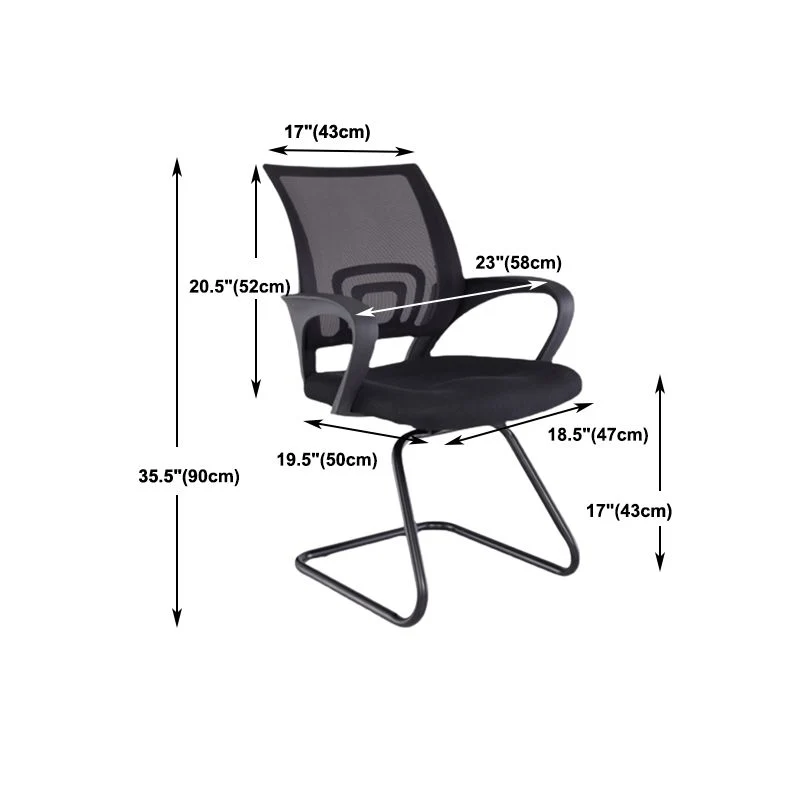 Bras inclus Chaise de bureau en maille Chaise de bureau à dossier respirant AirGrid Clearhalo