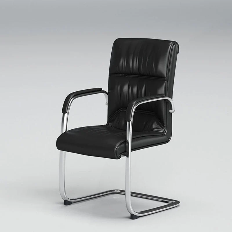 Bras inclus chaise de bureau tapissée aucune chaise de bureau en cuir pénible Clearhalo