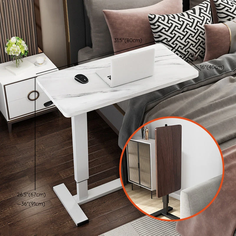 Bureau de base de piédestal de bureau d'écriture de chambre à coucher réglable de taille Clearhalo