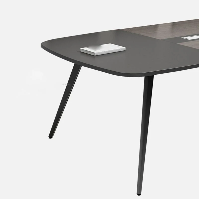Bureau en bois bureau à expresso incurvé Parsons en bois artificiel Clearhalo