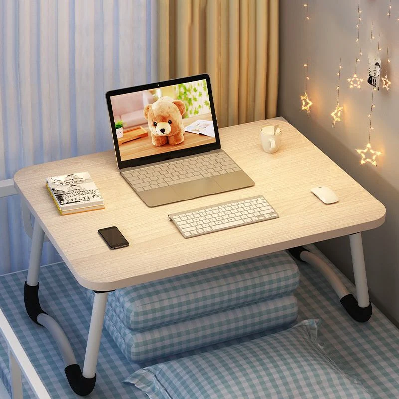 Bureau en bois moderne dans un bureau rectangulaire pliant pour chambre à coucher Clearhalo