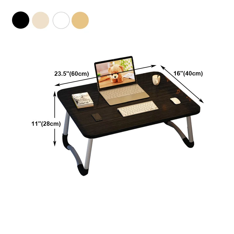 Bureau en bois moderne dans un bureau rectangulaire pliant pour chambre à coucher Clearhalo